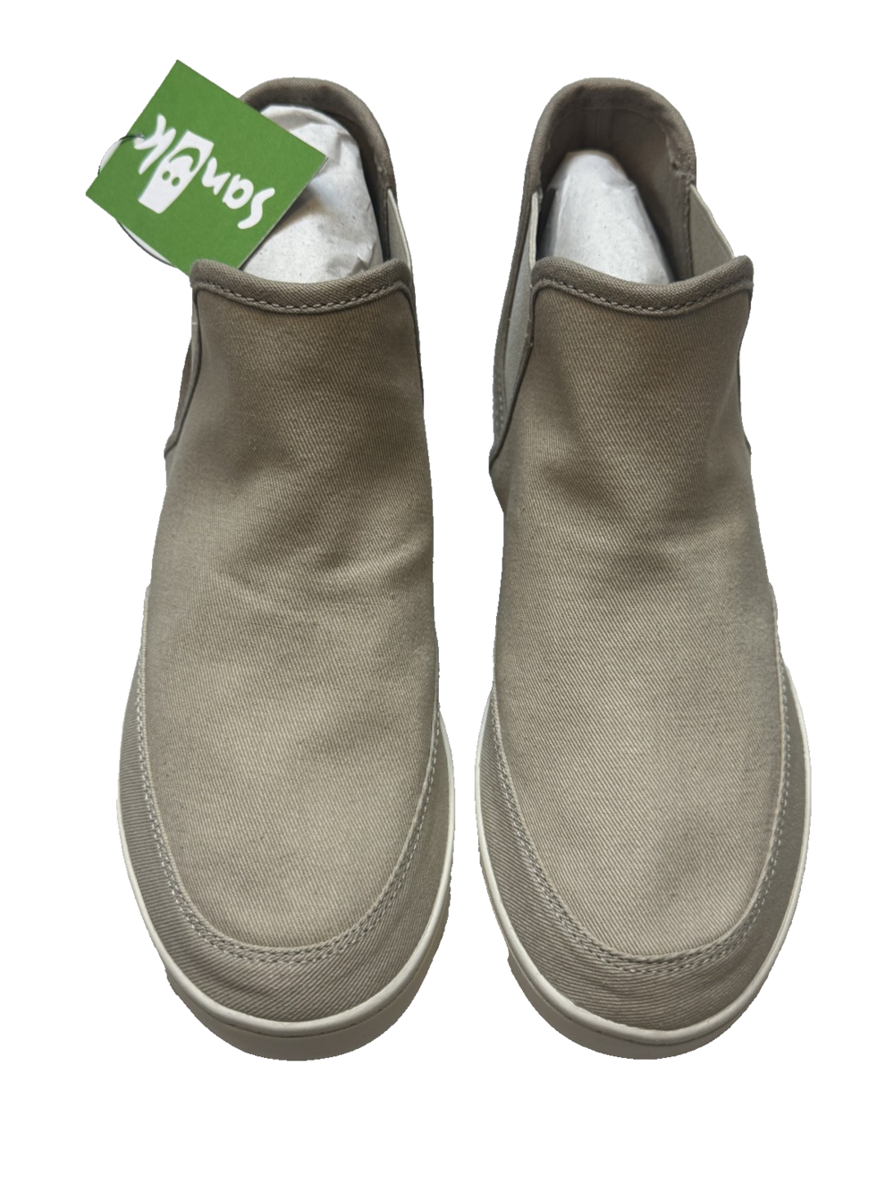 Sanuk Pair O Dice Mid Shoes Womens Size 6 Canvas Slip On Comfort Casual New